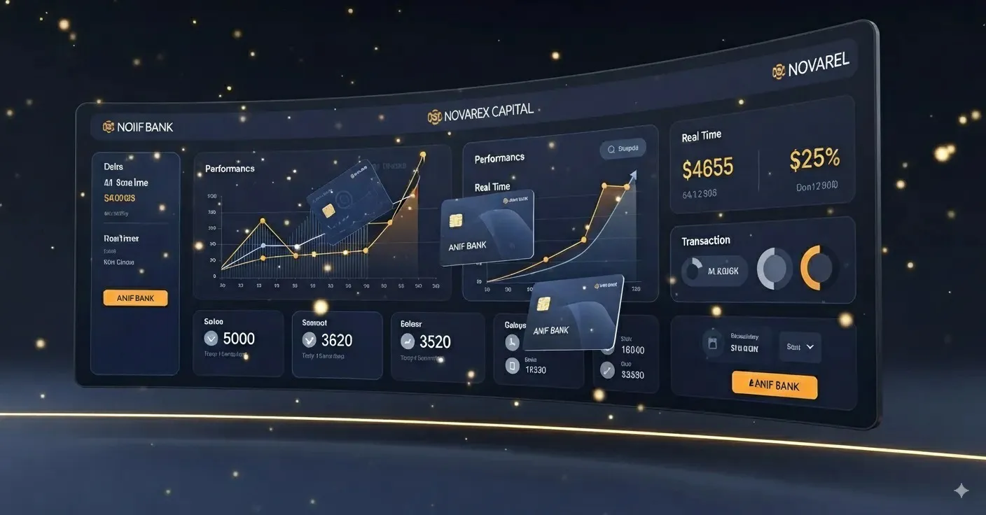 Modern banking interface